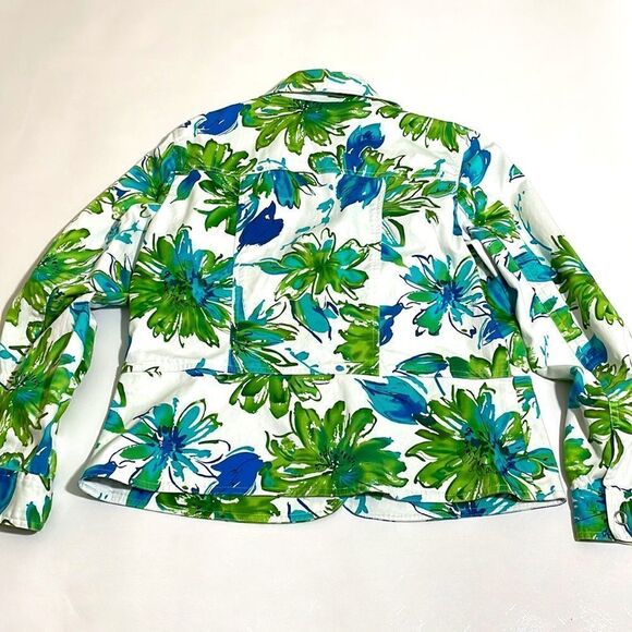 Coldwater Creek Floral Print Midweight Jacket - Picture 3 of 8